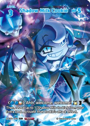 Image of Shadow Milk Cookie (079) (SUR) (BS9-079) - A Game of Truth and Deceit Foil