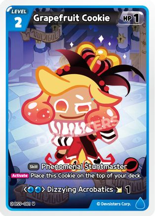Image of Grapefruit Cookie (BS9-081) - A Game of Truth and Deceit
