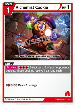 Image of Alchemist Cookie (ST1-010) - Starter Deck Assortment 1