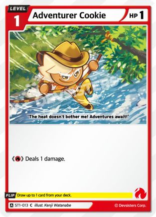 Image of Adventurer Cookie (ST1-013) - Starter Deck Assortment 1