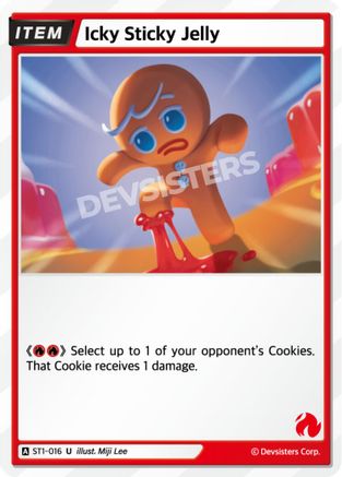 Image of Icky Sticky Jelly (ST1-016) - Starter Deck Assortment 1