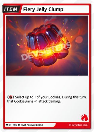 Image of Fiery Jelly Clump (ST1-019) - Starter Deck Assortment 1