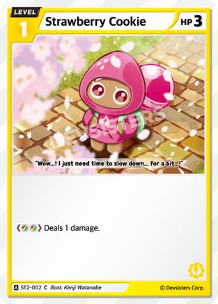 Image of Strawberry Cookie (ST2-002) - Starter Deck Assortment 1