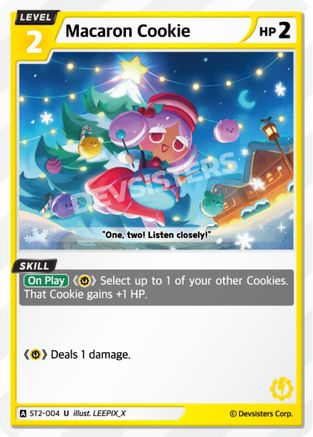 Image of Macaron Cookie (ST2-004) - Starter Deck Assortment 1