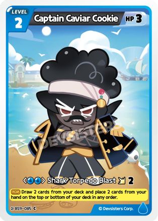 Image of Captain Caviar Cookie (Ver. 1) (BS9-085) - A Game of Truth and Deceit