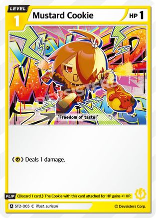 Image of Mustard Cookie (ST2-005) - Starter Deck Assortment 1