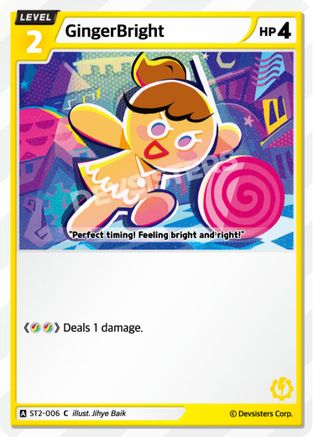 Image of GingerBright (006) (Ver. 2) (ST2-006) - Starter Deck Assortment 1