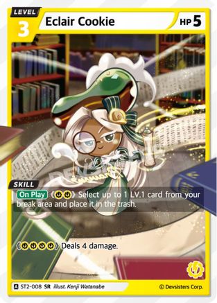 Image of Eclair Cookie (ST2-008) - Starter Deck Assortment 1 Foil