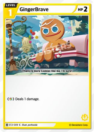 Image of GingerBrave (009) (Ver. 1) (ST2-009) - Starter Deck Assortment 1