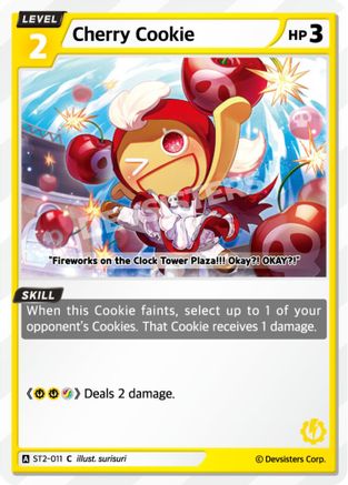 Image of Cherry Cookie (ST2-011) - Starter Deck Assortment 1