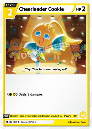 Image of Cheerleader Cookie (ST2-012) - Starter Deck Assortment 1