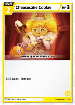 Image of Cheesecake Cookie (ST2-013) - Starter Deck Assortment 1