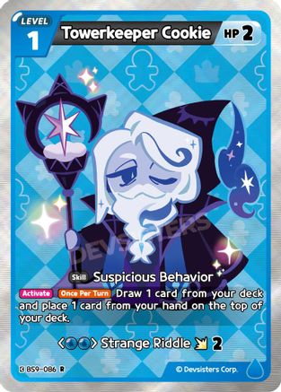 Image of Towerkeeper Cookie (BS9-086) - A Game of Truth and Deceit Foil