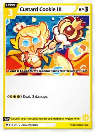 Image of Custard Cookie III (ST2-014) - Starter Deck Assortment 1