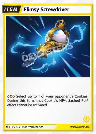 Image of Flimsy Screwdriver (ST2-016) - Starter Deck Assortment 1