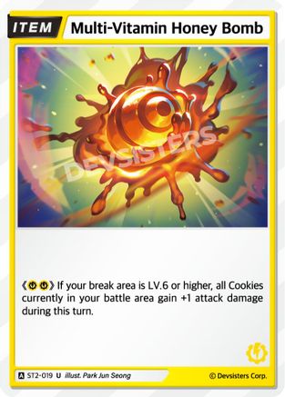 Image of Multi-Vitamin Honey Bomb (ST2-019) - Starter Deck Assortment 1