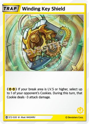 Image of Winding Key Shield (ST2-020) - Starter Deck Assortment 1