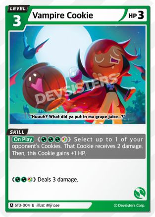 Image of Vampire Cookie (ST3-004) - Starter Deck Assortment 1
