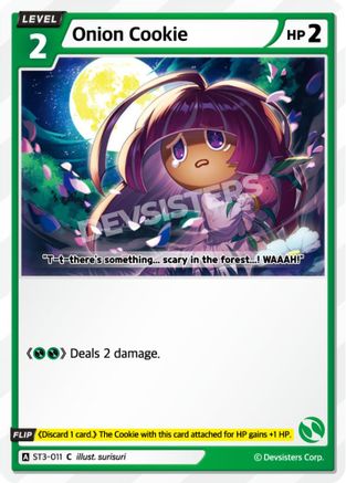 Image of Onion Cookie (ST3-011) - Starter Deck Assortment 1