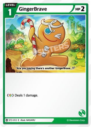Image of GingerBrave (012) (ST3-012) - Starter Deck Assortment 1