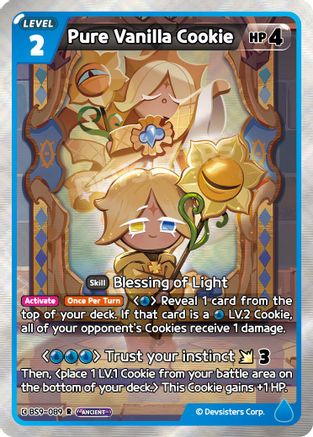 Image of Pure Vanilla Cookie (089) (BS9-089) - A Game of Truth and Deceit Foil