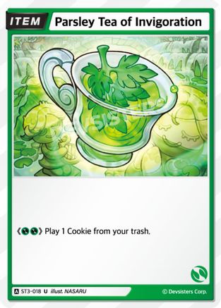 Image of Parsley Tea of Invigoration (ST3-018) - Starter Deck Assortment 1