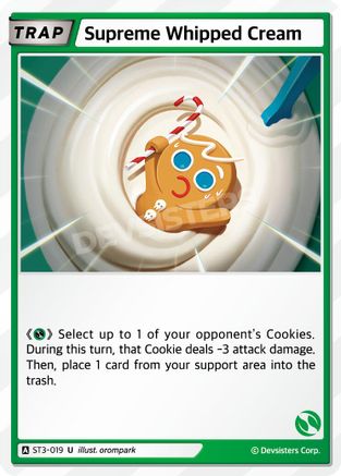 Image of Supreme Whipped Cream (ST3-019) - Starter Deck Assortment 1