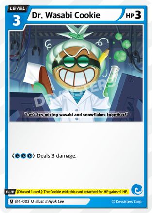 Image of Dr. Wasabi Cookie (ST4-003) - Starter Deck Assortment 1