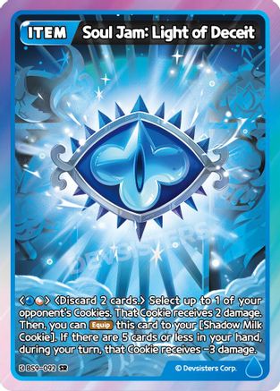Image of Soul Jam: Light of Deceit (BS9-092) - A Game of Truth and Deceit Foil