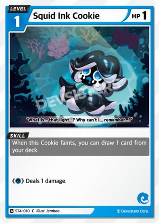 Image of Squid Ink Cookie (ST4-010) - Starter Deck Assortment 1