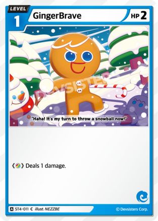 Image of GingerBrave (011) (Ver. 2) (ST4-011) - Starter Deck Assortment 1