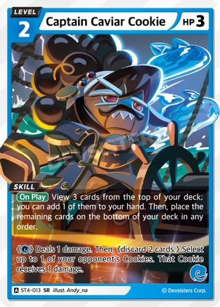 Image of Captain Caviar Cookie (ST4-013) - Starter Deck Assortment 1 Foil