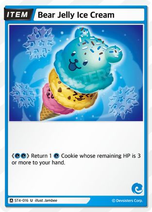 Image of Bear Jelly Ice Cream (ST4-016) - Starter Deck Assortment 1