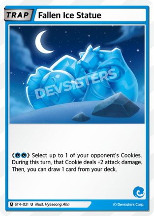 Image of Fallen Ice Statue (ST4-021) - Starter Deck Assortment 1