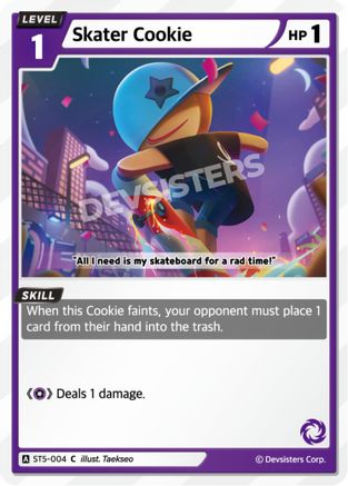 Image of Skater Cookie (ST5-004) - Starter Deck Assortment 1