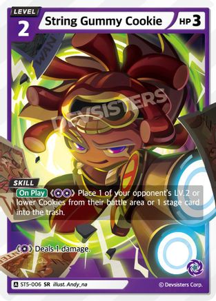 Image of String Gummy Cookie (ST5-006) - Starter Deck Assortment 1 Foil