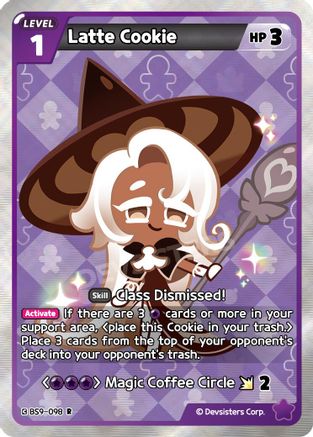 Image of Latte Cookie (Ver. 2) (BS9-098) - A Game of Truth and Deceit Foil