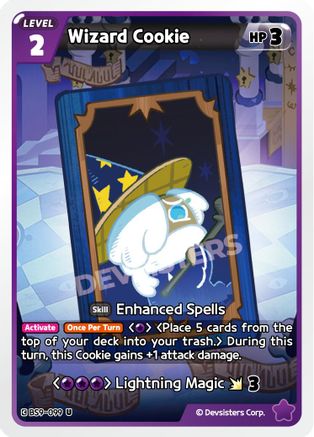 Image of Wizard Cookie (Ver. 1) (BS9-099) - A Game of Truth and Deceit