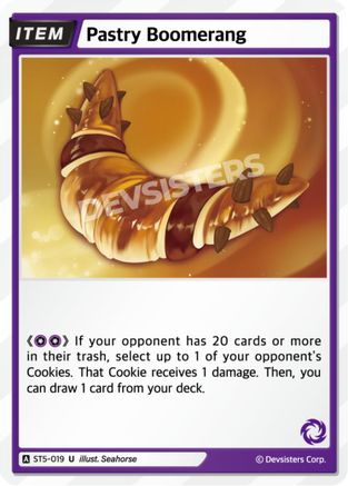 Image of Pastry Boomerang (ST5-019) - Starter Deck Assortment 1