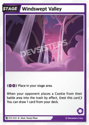 Image of Windswept Valley (ST5-022) - Starter Deck Assortment 1