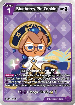 Image of Blueberry Pie Cookie (BS9-101) - A Game of Truth and Deceit Foil