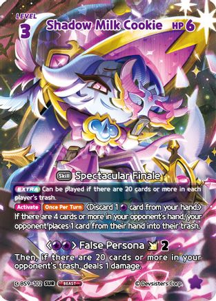 Image of Shadow Milk Cookie (102) (SUR) (BS9-102) - A Game of Truth and Deceit Foil