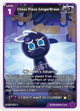 Image of Chess Piece GingerBrave (BS9-108) - A Game of Truth and Deceit