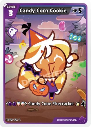 Image of Candy Corn Cookie (BS9-109) - A Game of Truth and Deceit