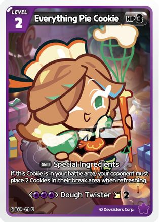 Image of Everything Pie Cookie (BS9-111) - A Game of Truth and Deceit