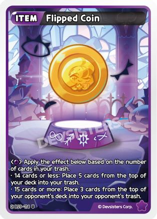 Image of Flipped Coin (BS9-114) - A Game of Truth and Deceit