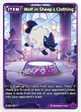 Image of Wolf in Sheep's Clothing (BS9-115) - A Game of Truth and Deceit