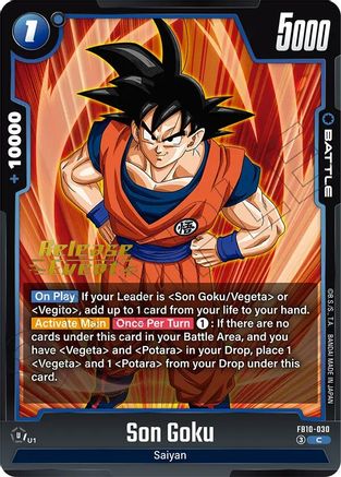 Image of Son Goku - FB10-030 (FB10-030) - Cross Force Release Event Cards