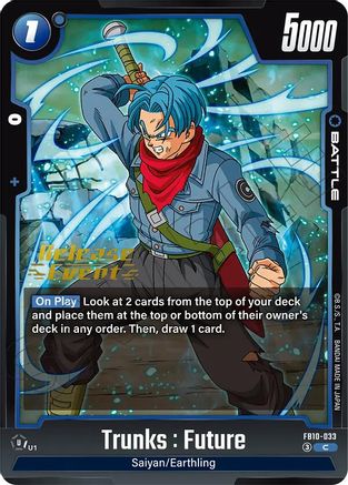 Image of Trunks : Future - FB10-033 (FB10-033) - Cross Force Release Event Cards