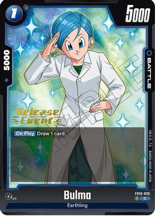 Image of Bulma (FB10-036) - Cross Force Release Event Cards